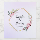 Étiquette Pour Bouteilles De Vin Simple personnalisé (Étiquettes simples)