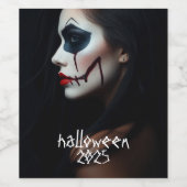 Étiquette Pour Bouteilles De Vin Sinister Sip - Halloween Vin Étiquette par STUDIO (Étiquettes simples)