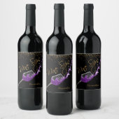 Étiquette Pour Bouteilles De Vin Sips 🍷 - Violet (Bouteilles)