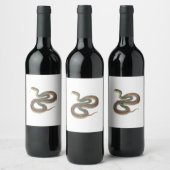 Étiquette Pour Bouteilles De Vin Snake (Bouteilles)