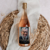 Étiquette Pour Bouteilles De Vin Soixante-dixième anniversaire de la fête