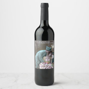 Étiquette Pour Bouteilles De Vin Soldat et amoureux