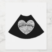 Étiquette Pour Bouteilles De Vin Sonographie Vin Étiquette (Étiquettes simples)