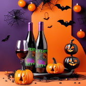 Étiquette Pour Bouteilles De Vin Sorcières brasser