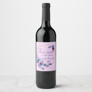 Étiquette Pour Bouteilles De Vin Soul