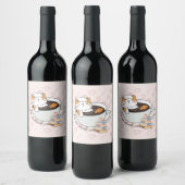 Étiquette Pour Bouteilles De Vin Spa pour chat intérieur (Bouteilles)