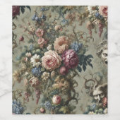 Étiquette Pour Bouteilles De Vin Spectres de bois - gothique victorien (Étiquettes simples)