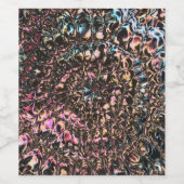 Étiquette Pour Bouteilles De Vin Spirale de pierres précieuses (Étiquettes simples)