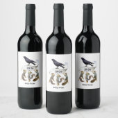 Étiquette Pour Bouteilles De Vin Squirrels and Crow Wine Labels (Bouteilles)
