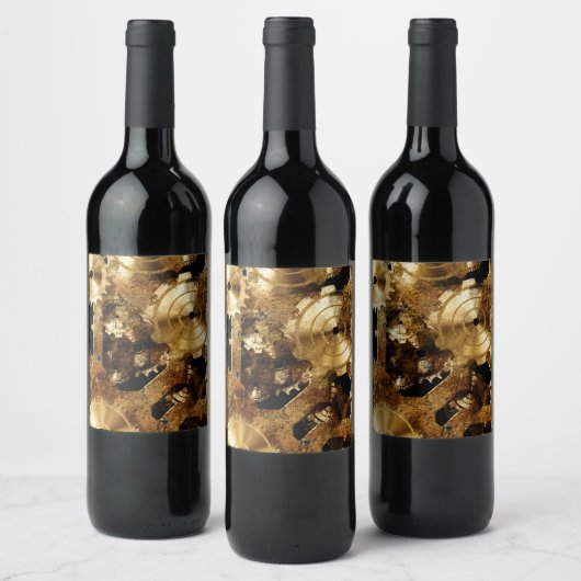 Étiquette Pour Bouteilles De Vin Steampunk (Bouteilles)