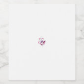 Étiquette Pour Bouteilles De Vin Style Ndrrmc, Purple Doux, Jazzberry Jam (Étiquettes simples)