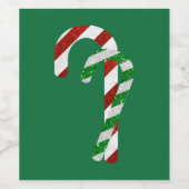 Étiquette Pour Bouteilles De Vin Sucres de canne parties scintillant (Étiquettes simples)