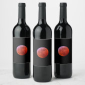 Étiquette Pour Bouteilles De Vin Super Wolf Blood Moon Red (Bouteilles)