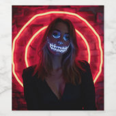 Étiquette Pour Bouteilles De Vin Sweet Halloween avec toi (Étiquettes simples)