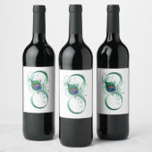 Étiquette Pour Bouteilles De Vin Symbole de l'Infinity (Bouteilles)