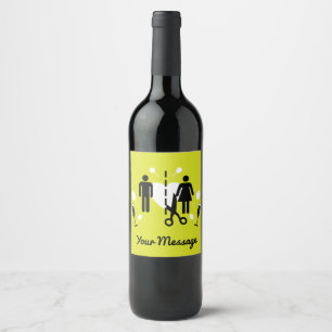 Étiquette Pour Bouteilles De Vin Sympathie de survivante du divorce drôle