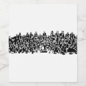 ÉTIQUETTE POUR BOUTEILLES DE VIN SYMPHONIE ! (Étiquettes simples)