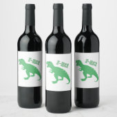 Étiquette Pour Bouteilles De Vin T-Rex (Bouteilles)