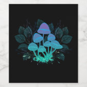 Étiquette Pour Bouteilles De Vin Tabourets dans Bushes (Étiquettes simples)