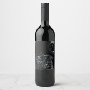 Étiquette Pour Bouteilles De Vin Tail Chat Et Cham ~ MEOWZMERIZZE