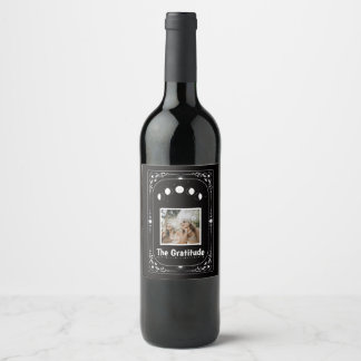 Étiquette Pour Bouteilles De Vin Tarot de photos personnalisées Meilleure amie Sœur