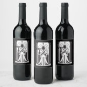 Étiquette Pour Bouteilles De Vin Tarot High Prestess Weight Fumer Occulte (Bouteilles)