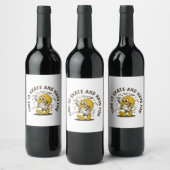 Étiquette Pour Bouteilles De Vin Temps de patiner (Bouteilles)