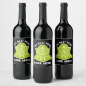 Étiquette Pour Bouteilles De Vin Tennis- (Bouteilles)