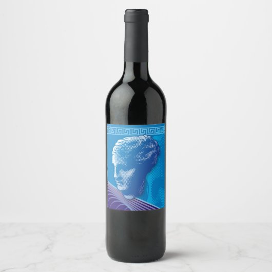 Étiquette Pour Bouteilles De Vin Tête de Vénus (Devant)