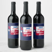 ÉTIQUETTE POUR BOUTEILLES DE VIN TEXAS ROCKS (Bouteilles)