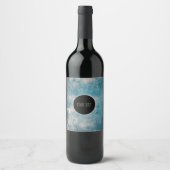 Étiquette Pour Bouteilles De Vin texture Abstraite (Devant)