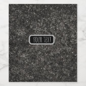 Étiquette Pour Bouteilles De Vin texture de béton Abstraite (Étiquettes simples)