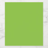 Étiquette Pour Bouteilles De Vin Texture de fond vert citron plat (Étiquettes simples)
