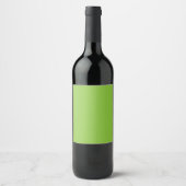Étiquette Pour Bouteilles De Vin Texture de fond vert citron plat (Devant)