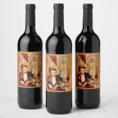 Étiquette Pour Bouteilles De Vin The Gangster's Blonde Girl (Bouteilles)