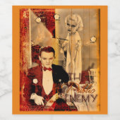 Étiquette Pour Bouteilles De Vin The Gangster's Blonde Girl (Étiquettes simples)