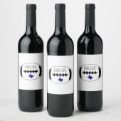 Étiquette Pour Bouteilles De Vin Thème De Football Dallas (Bouteilles)