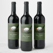 Étiquette Pour Bouteilles De Vin Thème de golf (Bouteilles)