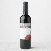 ÉTIQUETTE POUR BOUTEILLES DE VIN THÈME DE VACANCES DANS CENTRAL PARK (Devant)