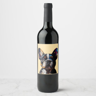 Étiquette Pour Bouteilles De Vin Théorie des couleurs Frenchie