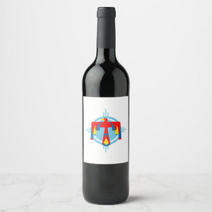 Étiquette Pour Bouteilles De Vin Thunderbird