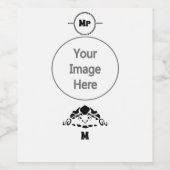 Étiquette Pour Bouteilles De Vin Tortue effrayée se cachant dans sa coque (Étiquettes simples)