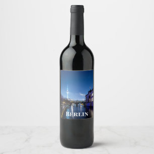 Étiquette Pour Bouteilles De Vin Tour TV et île musée à Berlin, Allemagne
