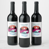 Étiquette Pour Bouteilles De Vin Tout arrive par vagues (Bouteilles)
