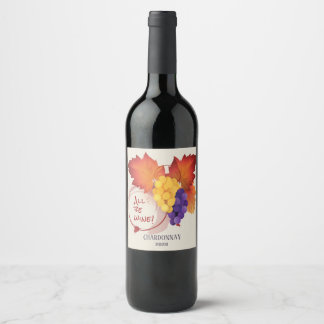 Étiquette Pour Bouteilles De Vin tout être vin