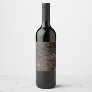 Étiquette Pour Bouteilles De Vin Tree stump