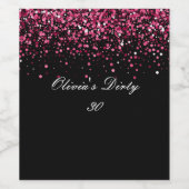 Étiquette Pour Bouteilles De Vin trente ans (Étiquettes simples)