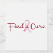 Étiquette Pour Bouteilles De Vin Trouver un remède (Étiquettes simples)