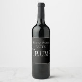 ÉTIQUETTE POUR BOUTEILLES DE VIN TRUMP (Devant)