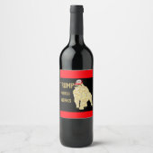 ÉTIQUETTE POUR BOUTEILLES DE VIN TRUMP (Devant)